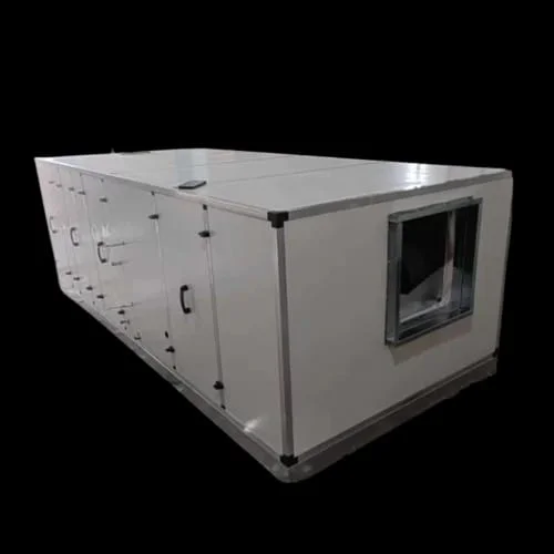 Air handling unit (AHU) installed in a factory plant room