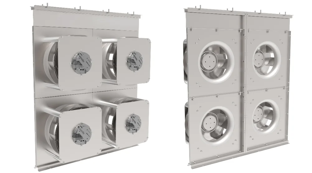 EC plug fan used in air handling unit retrofits